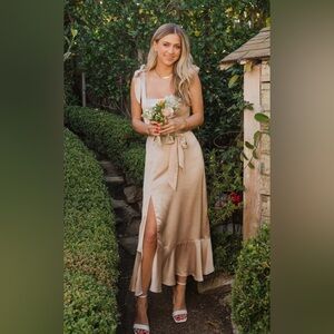 Women’s Show Me Your MuMu Claire Midi Dress | Silk